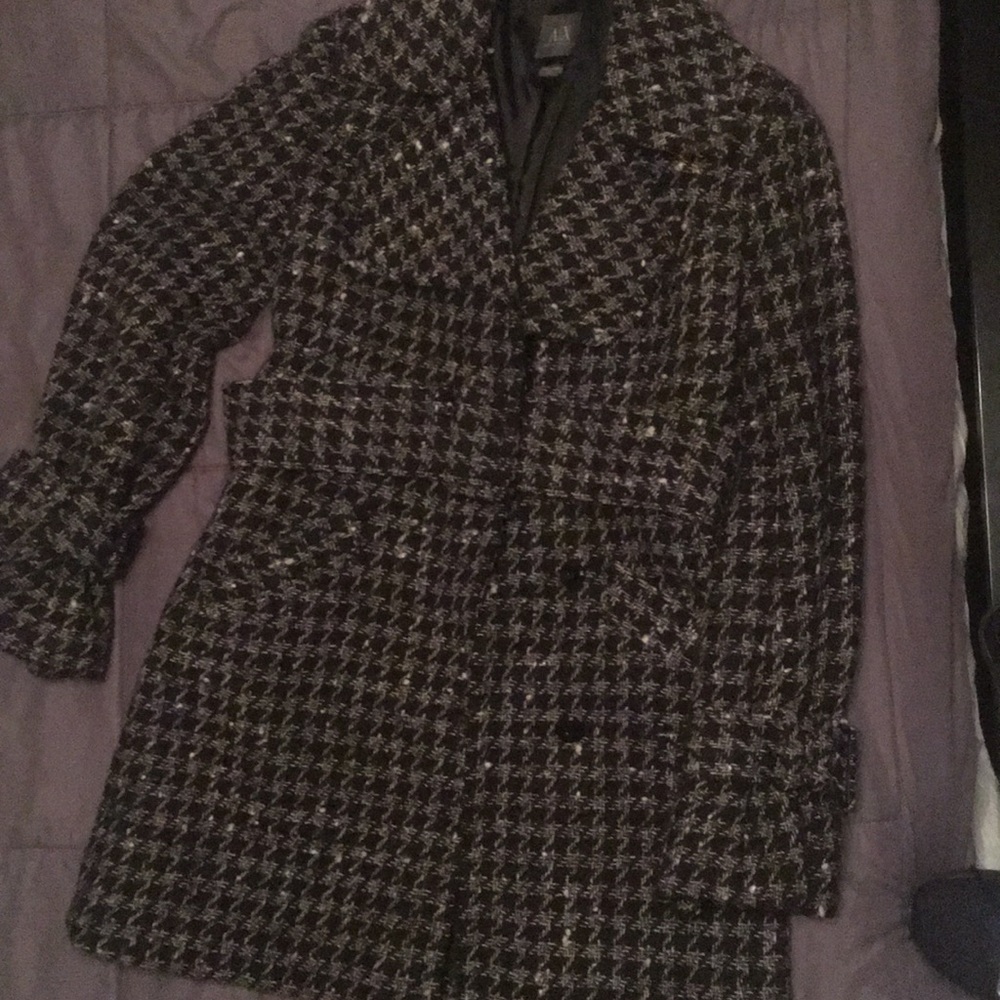Armani exchange jacket , black and white